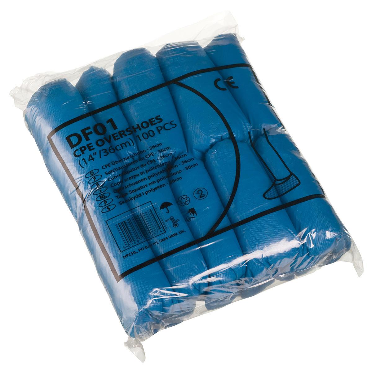 Pack of 100 Disposable Overshoes