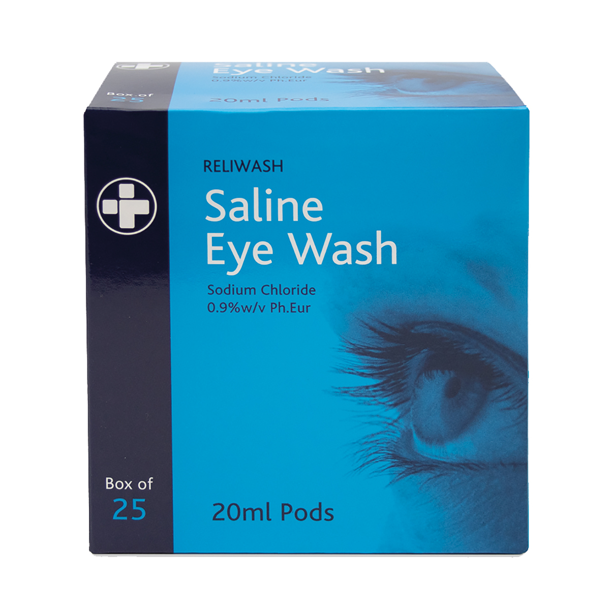 Pack of 25 Eye Wash Phials 20ml