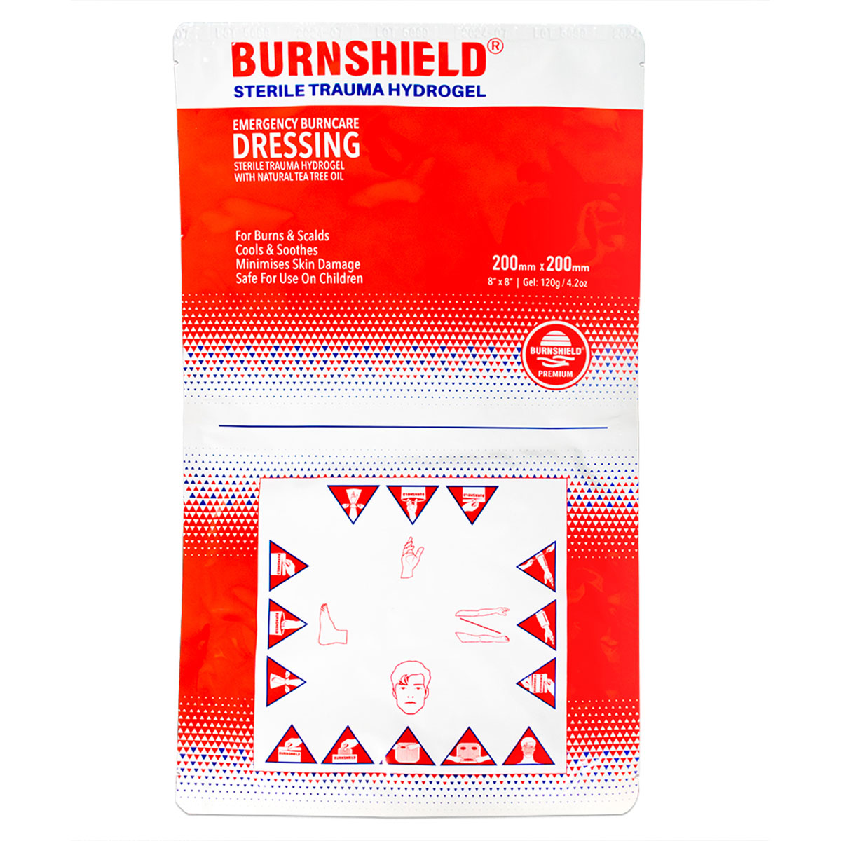 Burnshield 20 x 20cm dressing