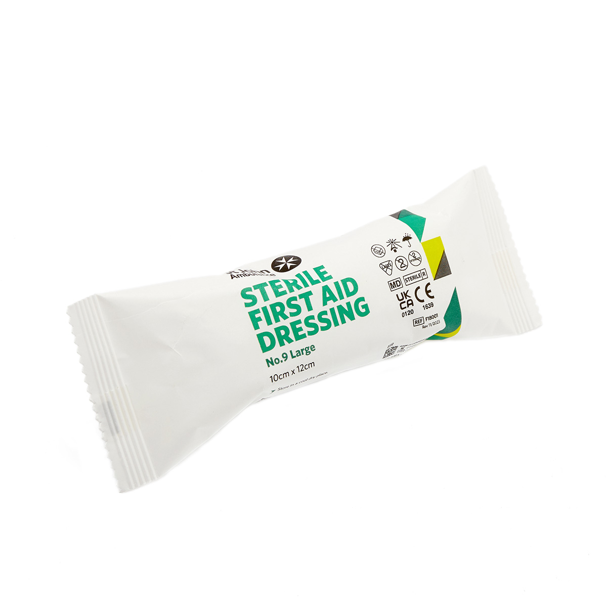 St John Ambulance No.9 Large Dressing 10 x 15cm 