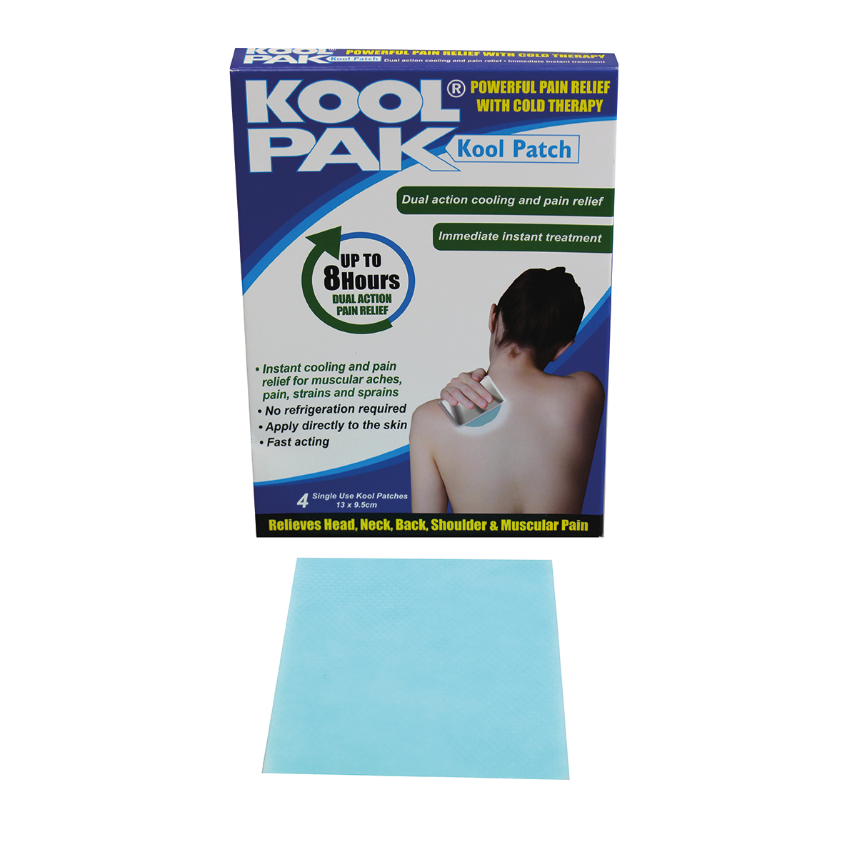 Pack of 4 13 x 9.5cm KoolPak® Kool Patch