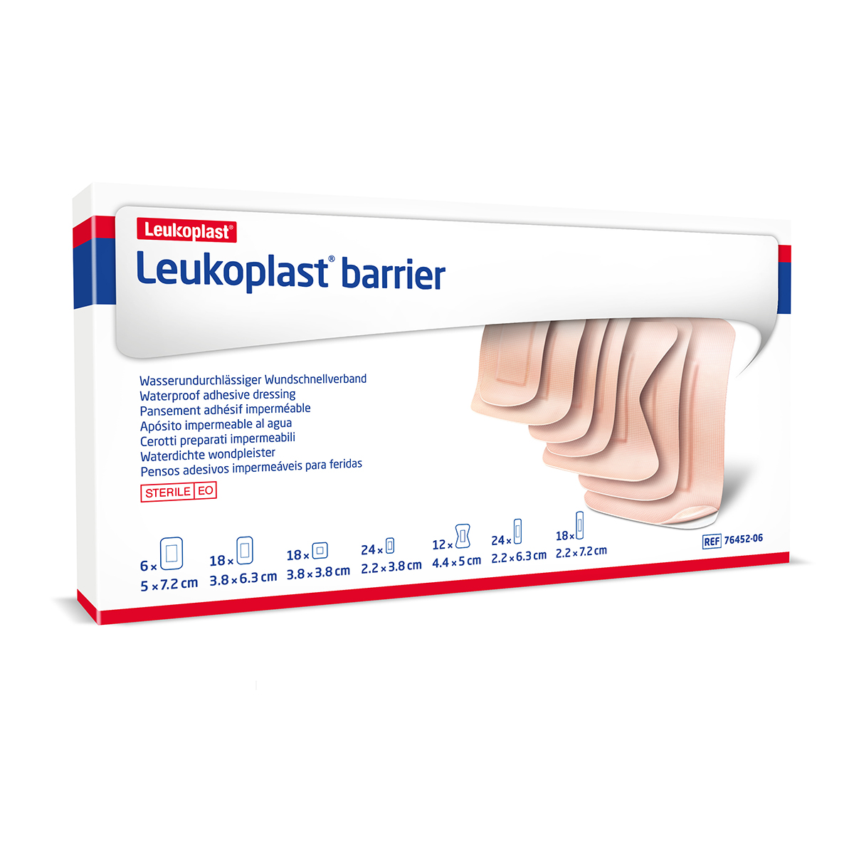 Pack of 120 Assorted Leukoplast Barrier Plasters