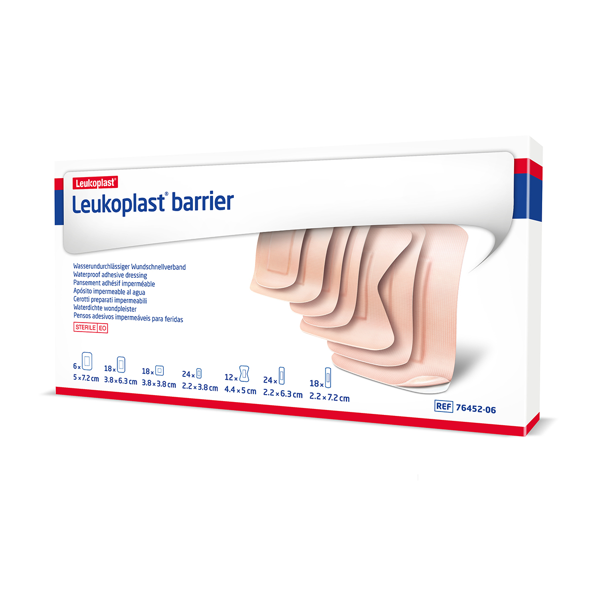 Pack of 120 Assorted Leukoplast Barrier Plasters