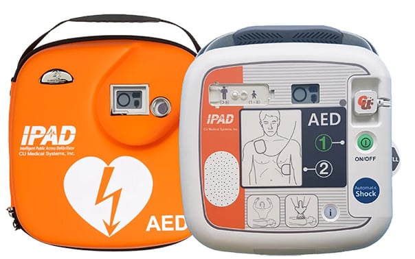 iPAD SP1 (AED) Fully Automatic Defibrillator with one set of pads.