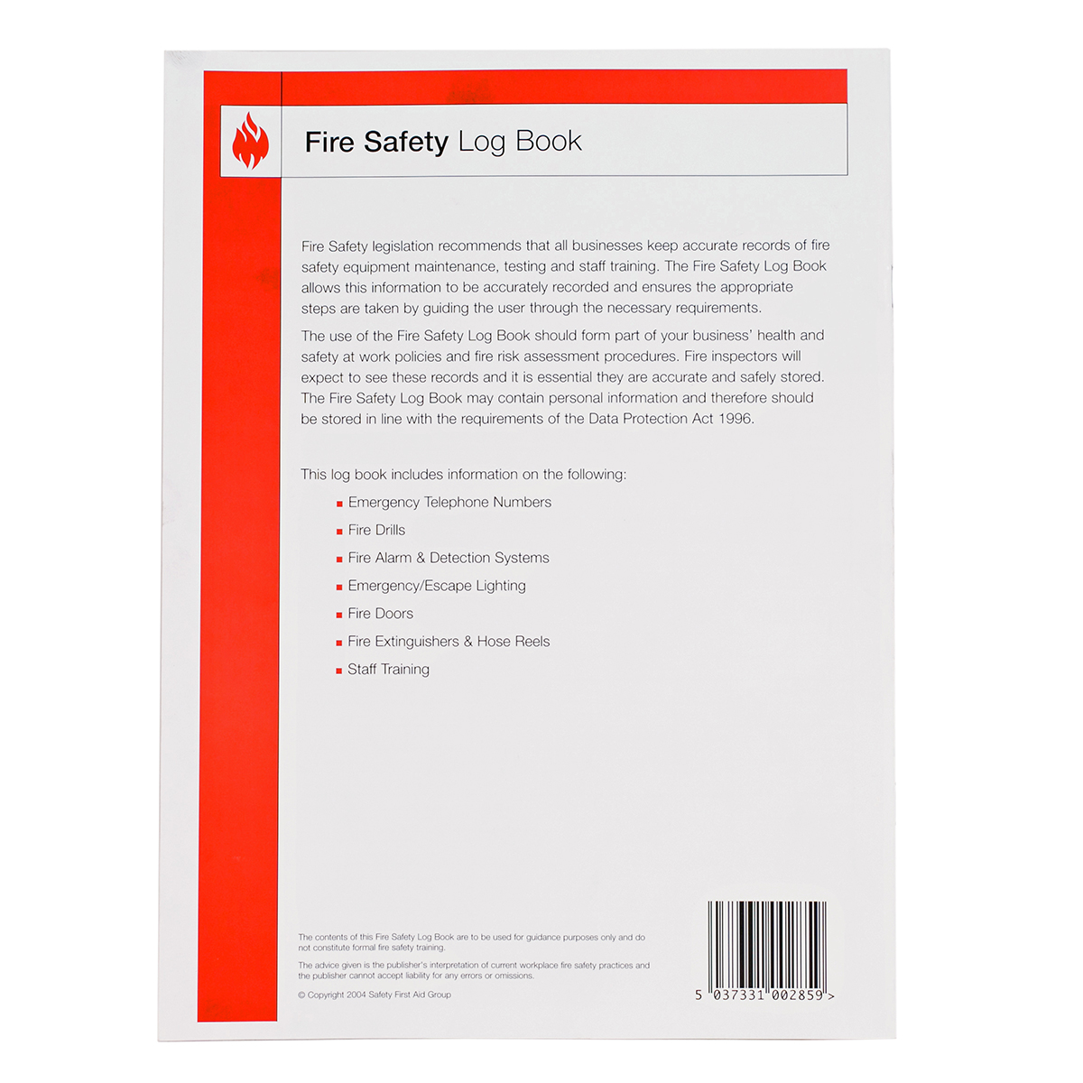 Fire Safety Log Book