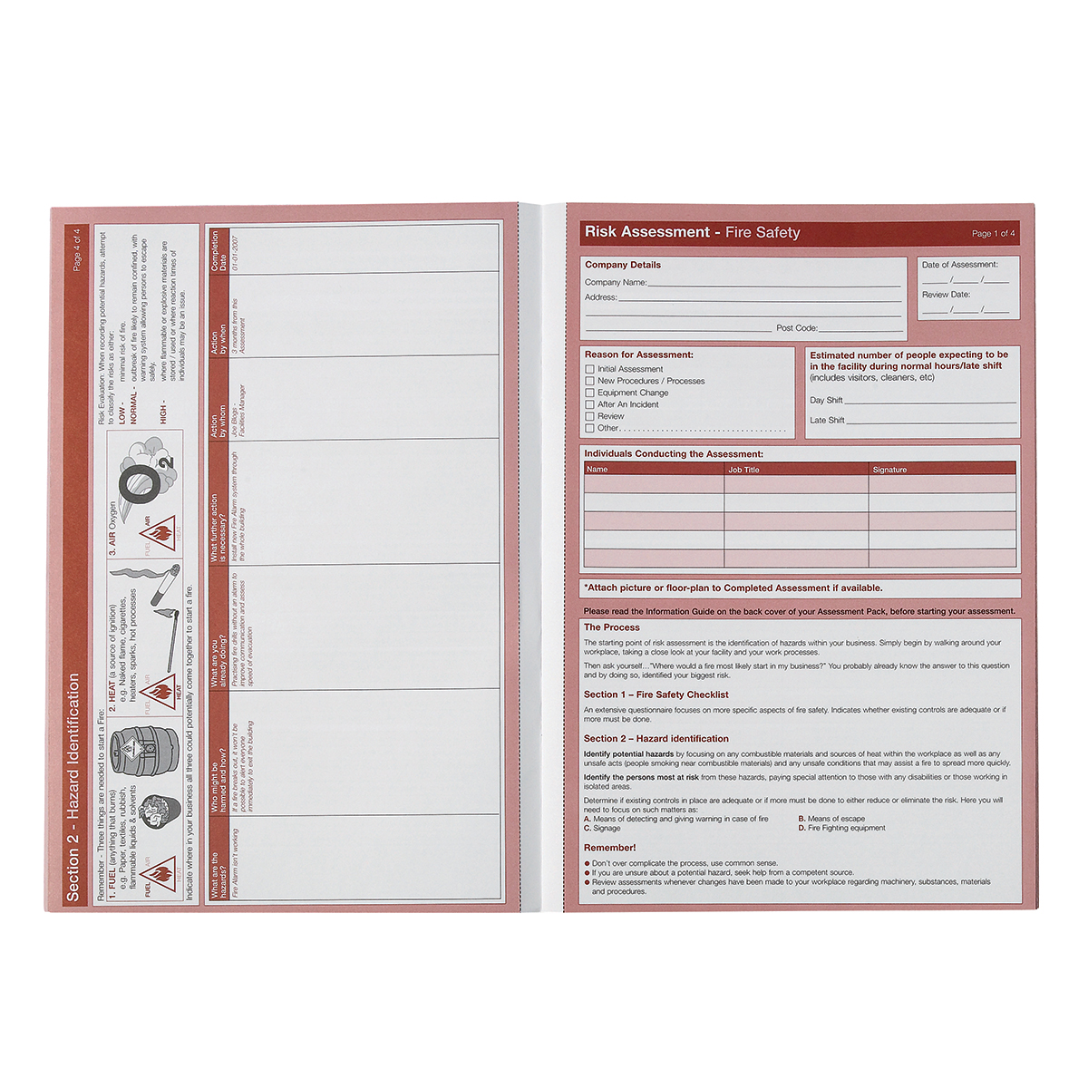 Fire Safety Risk Assessment Pack
