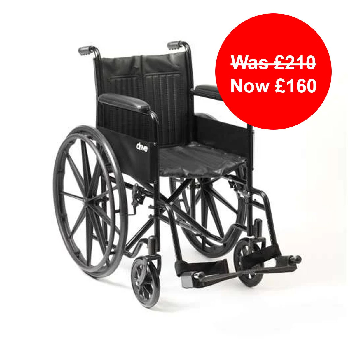 Half Folding Back S1 Self Propel Wheelchair