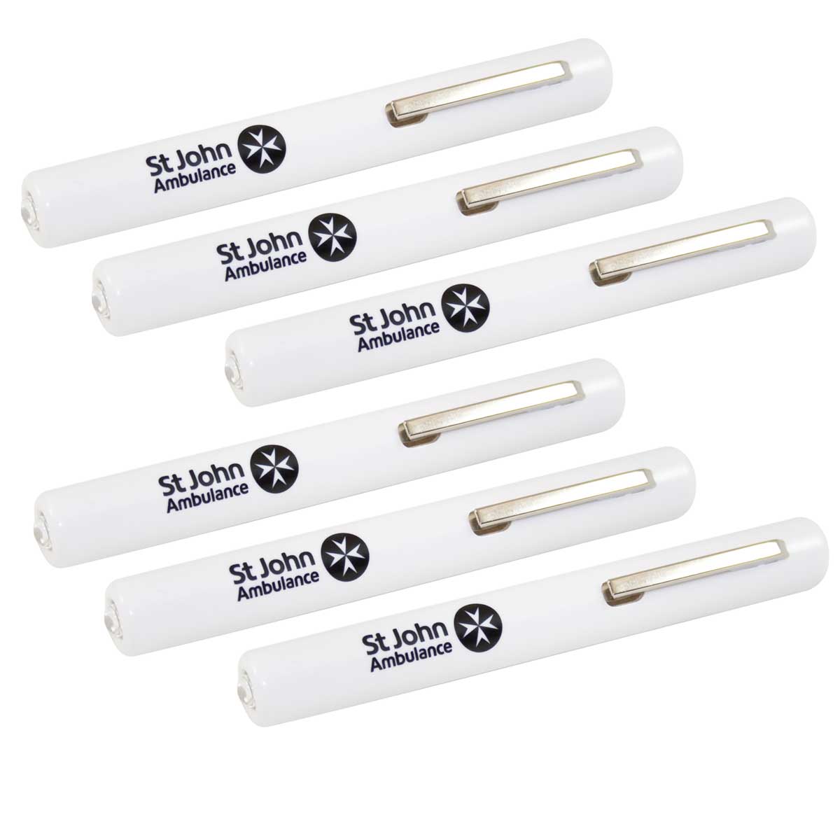 Pack of 6 Disposable Pen Lights