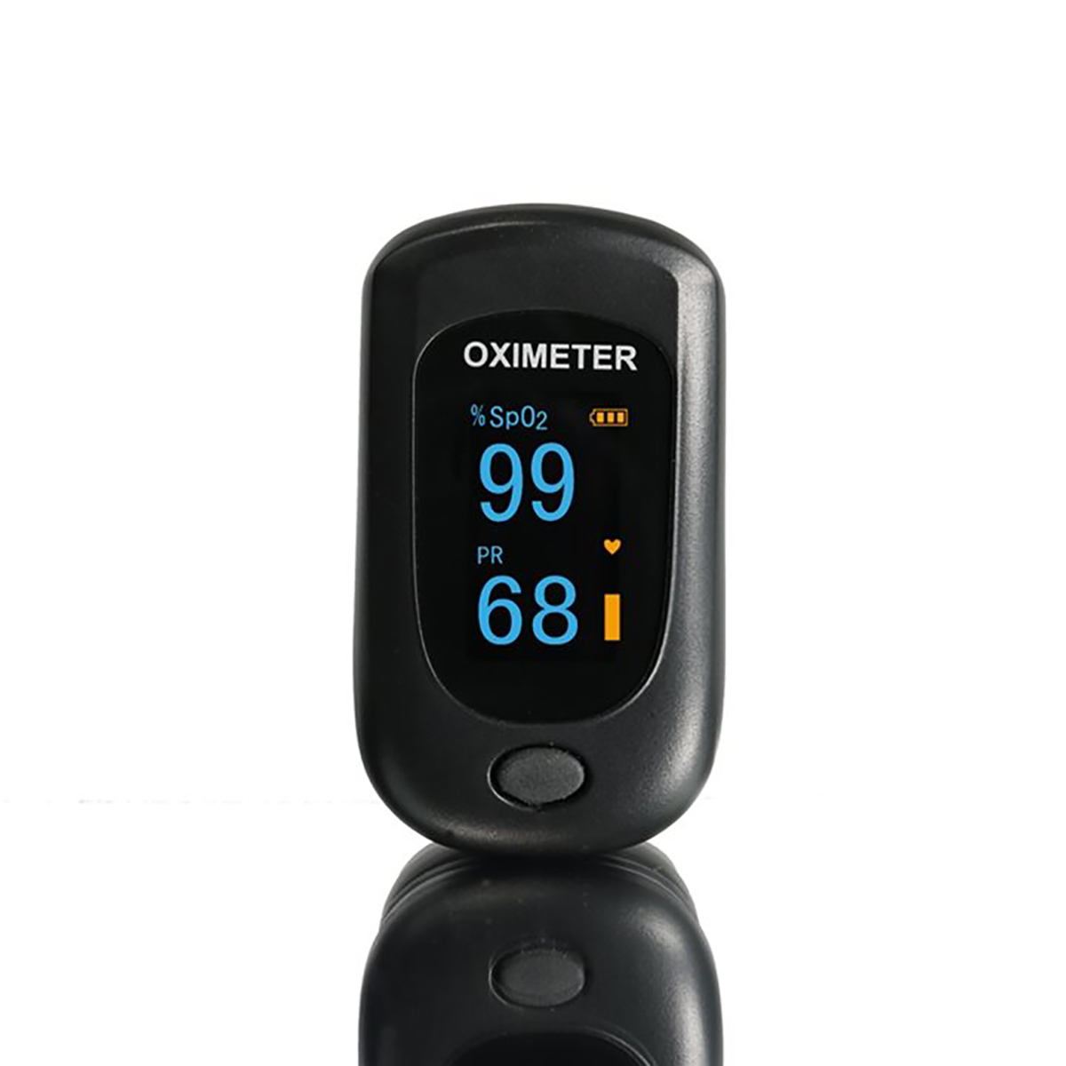 Black Finger Pulse Oximeter