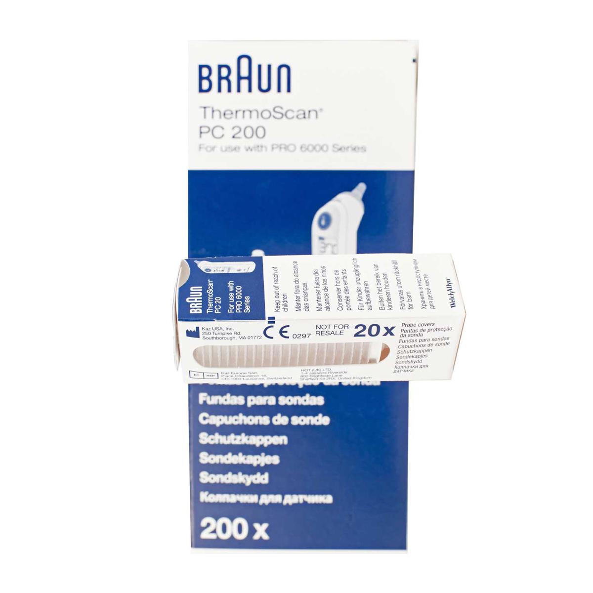 Pack of 200 Braun Thermoscan Probe Covers for Pro4000 and Pro6000 detail