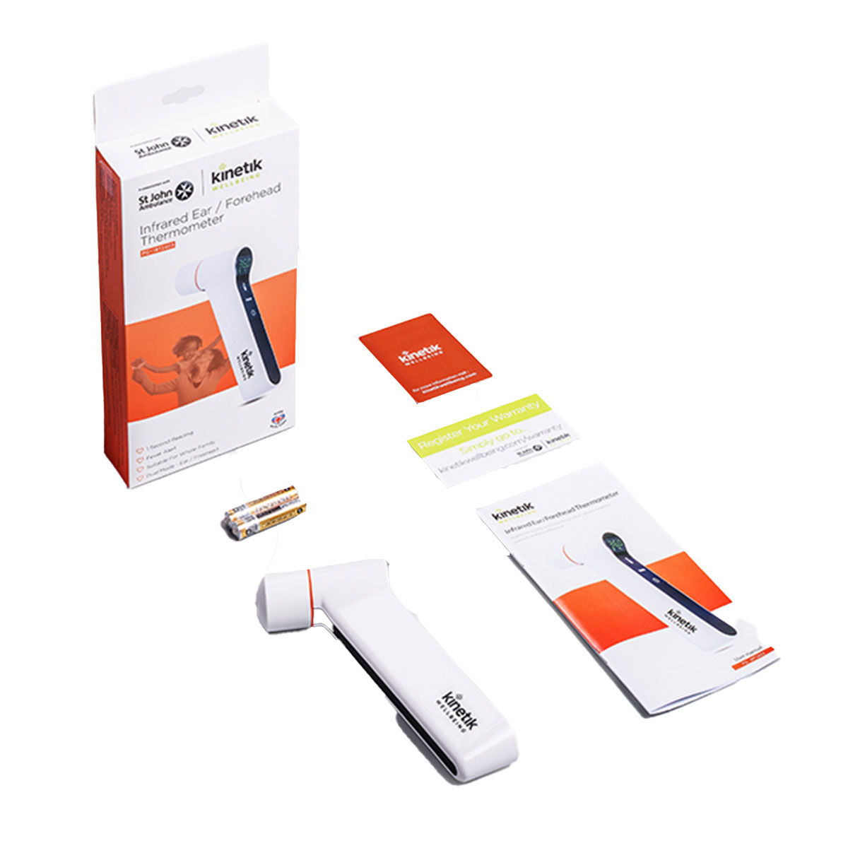 Kinetik Wellbeing Ear and Head Thermometer