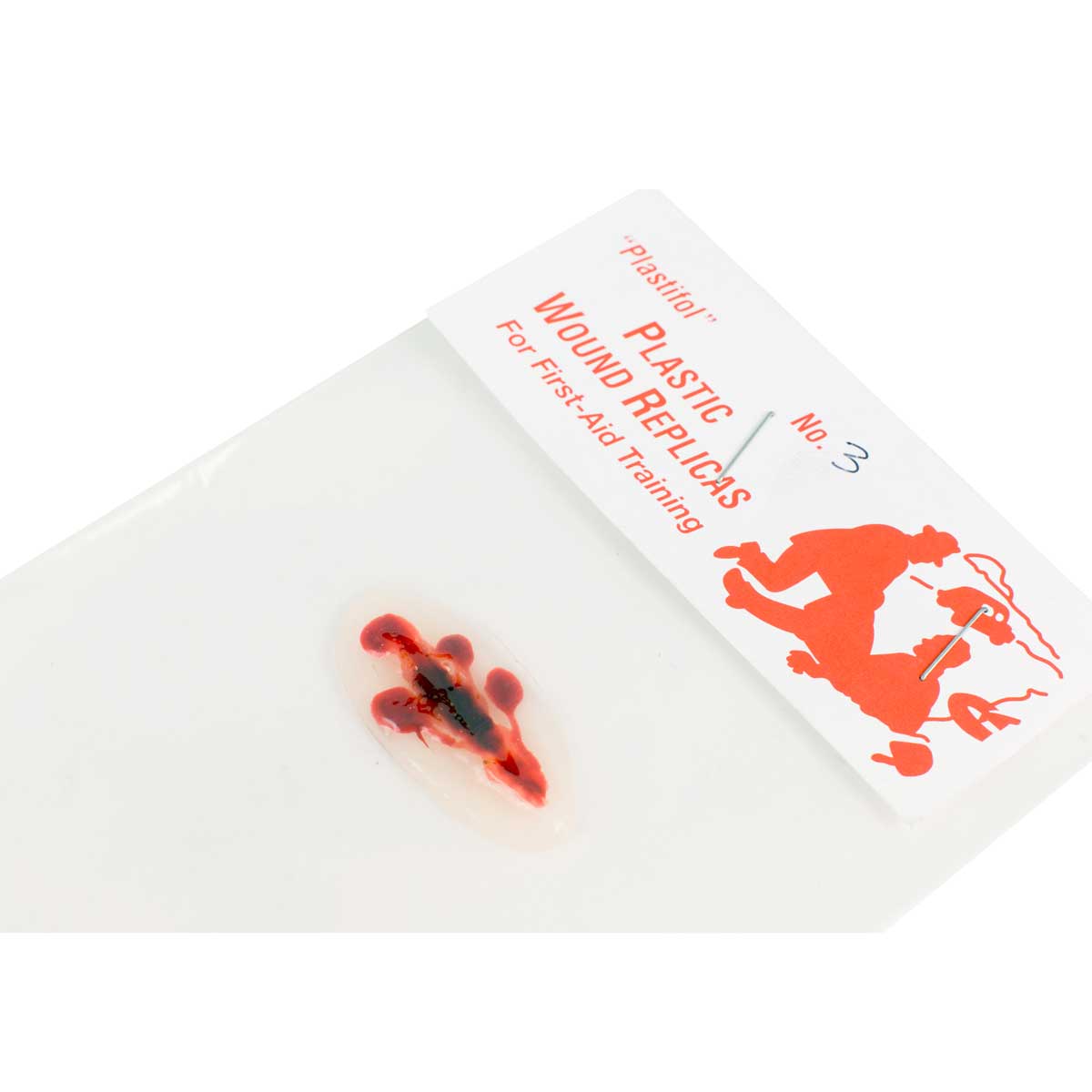 3.8cm Lacerated Replica Wound in packaging