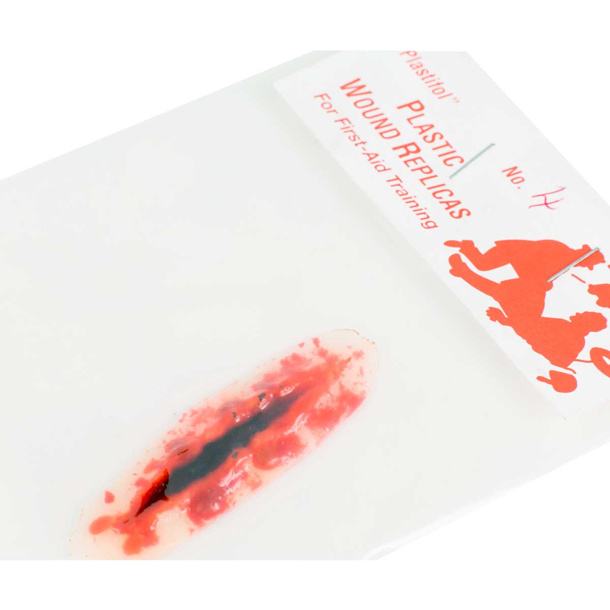 6.3cm Lacerated Replica Wound in packaging