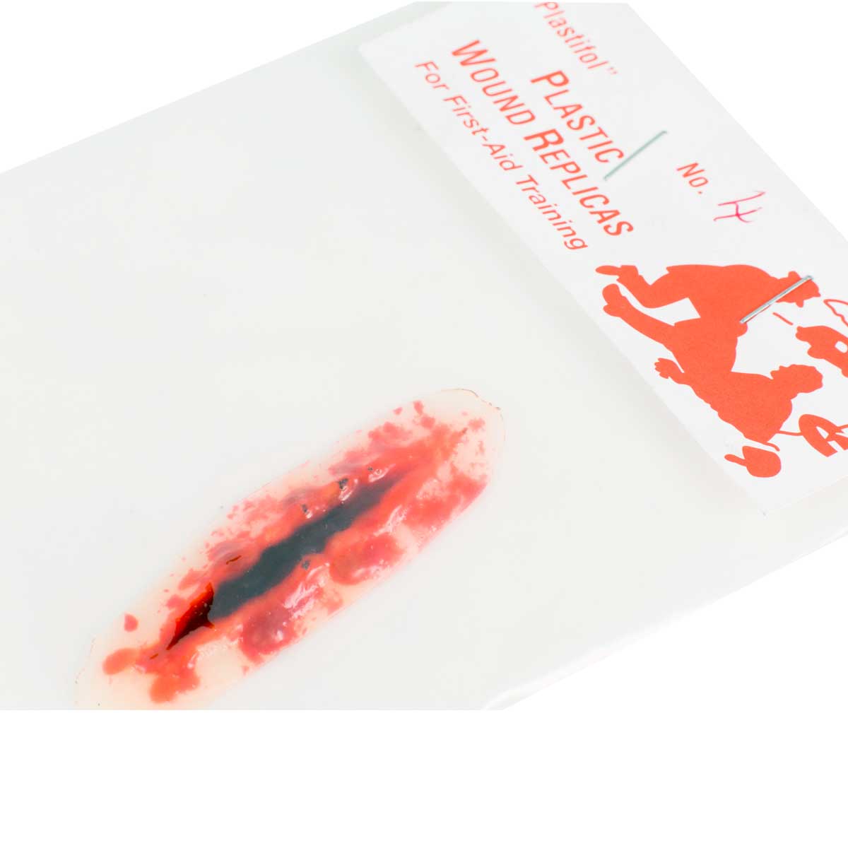 12.7cm Lacerated Replica Wound in packaging