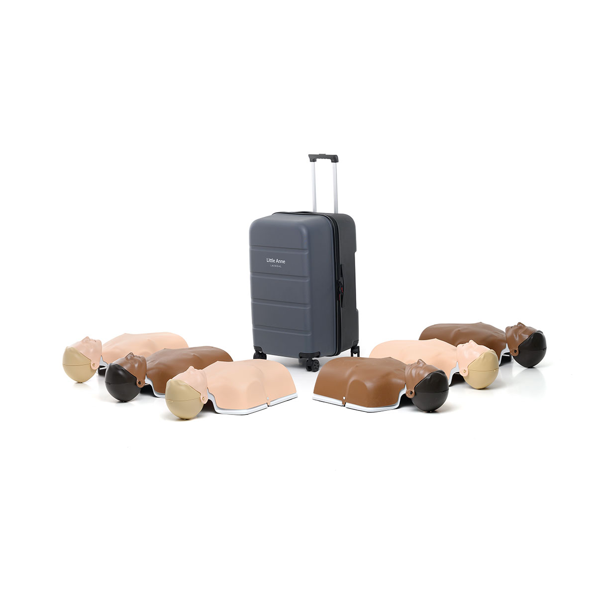Pack of 6 Laerdal little anne 2.0 mixed skin